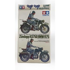 New Tamiya Zündapp  BMW R75 READY TO ASSEMBLE PLASTIC MODEL KIT #23